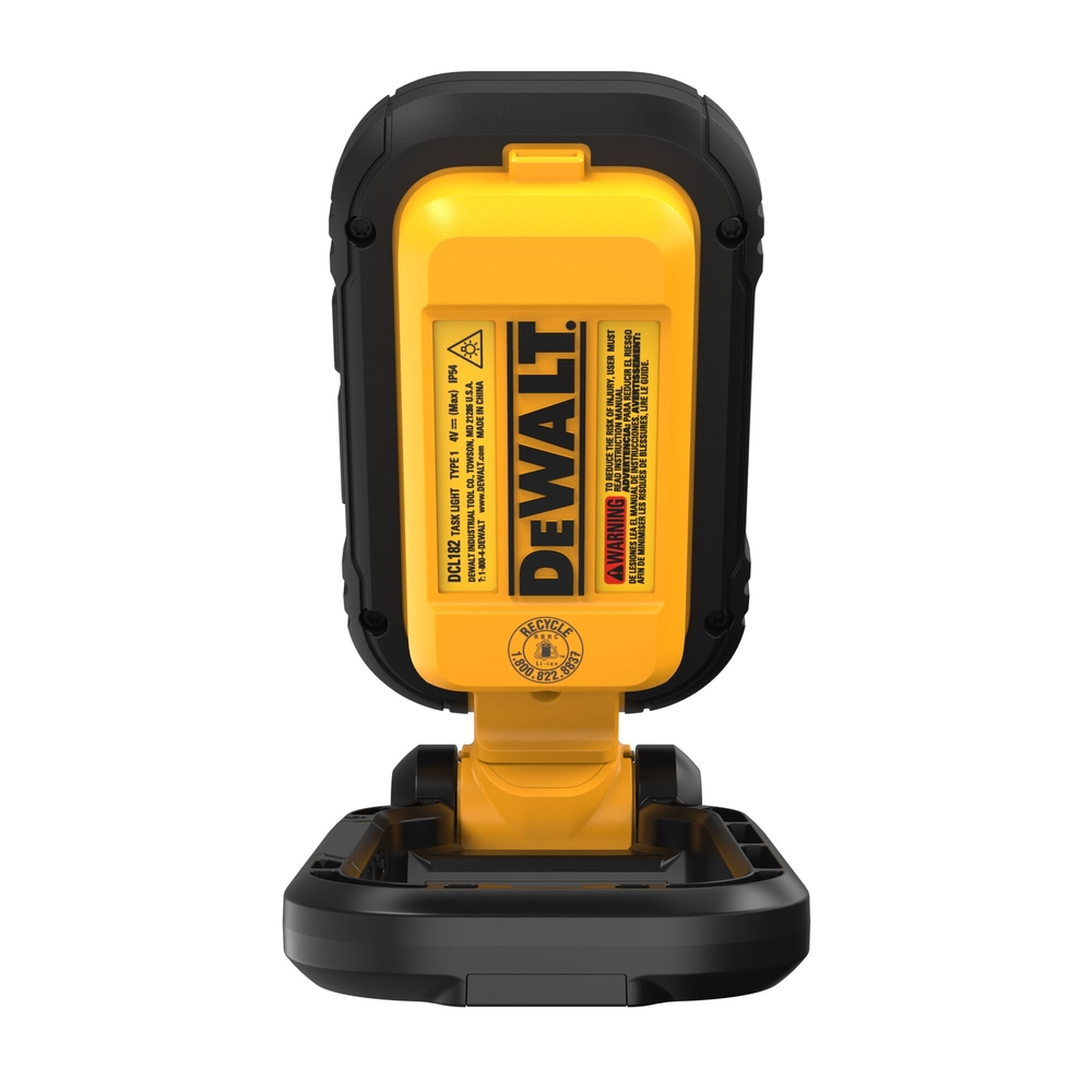 Lampe de travail USB-C - Batterie intégrée Li-Ion 3.6V 4Ah - DCL182-XJ - DEWALT