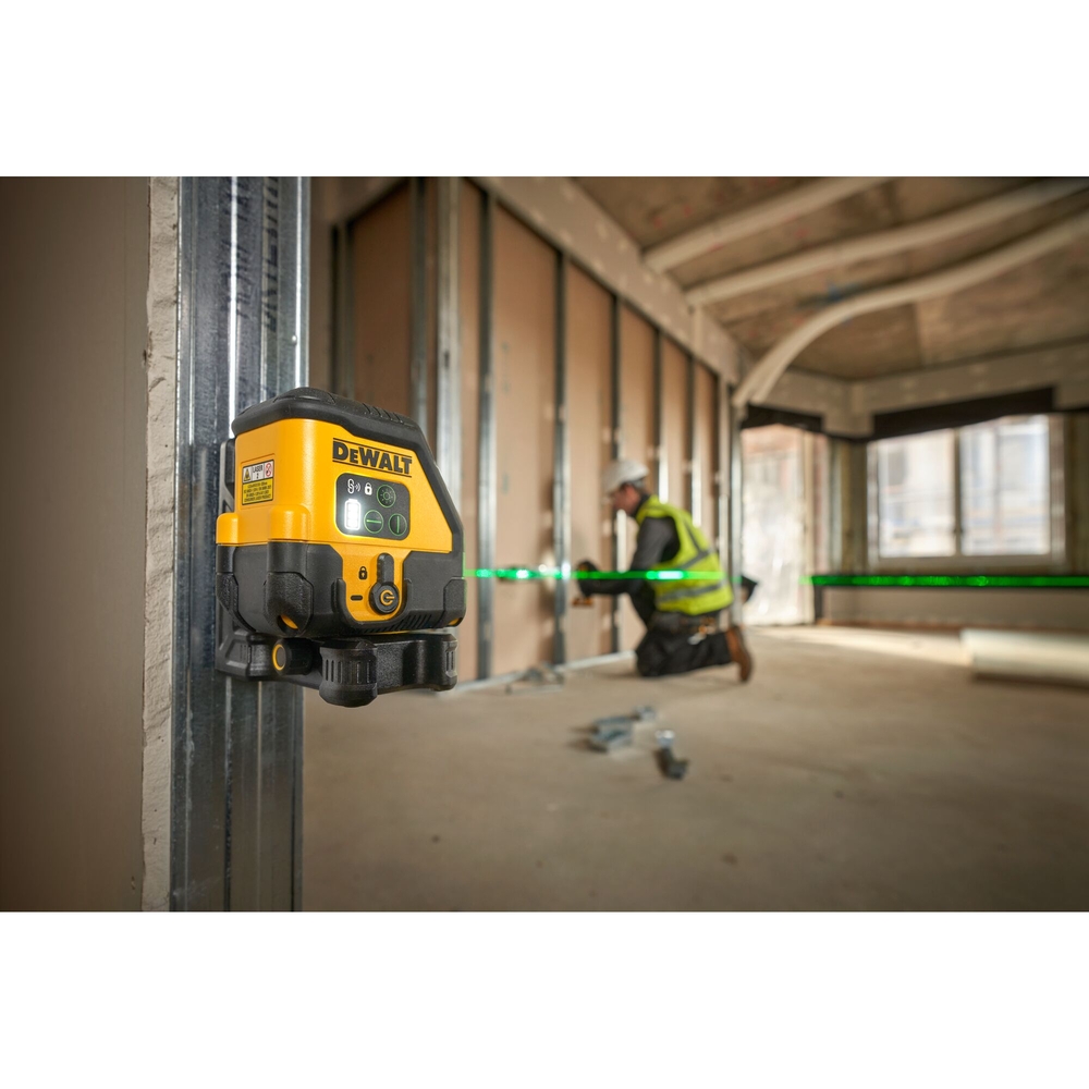 Niveau laser croix - faisceaux verts - USB-C - DCLE14201GB-XJ - DEWALT