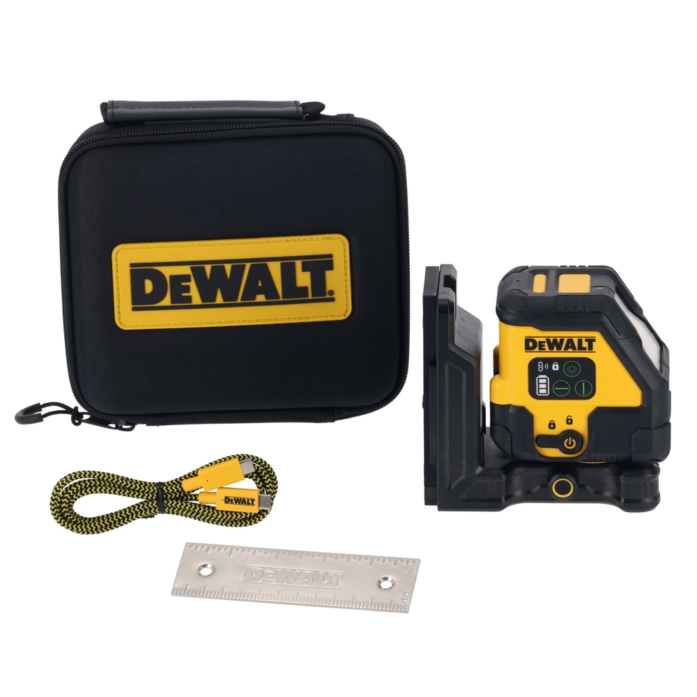 Niveau laser croix - faisceaux verts - USB-C - DCLE14201GB-XJ - DEWALT