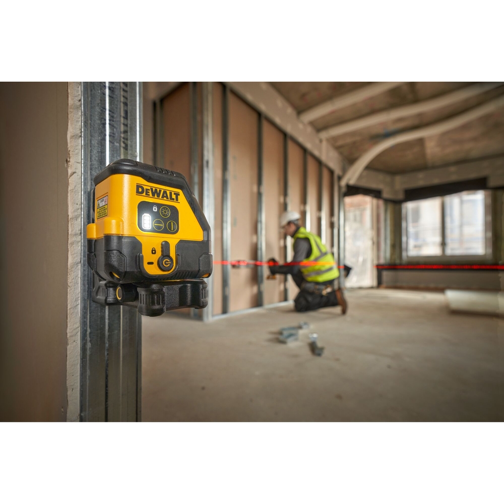 Niveau laser croix - faisceaux rouges - USB-C - DCLE14201RB-XJ - DEWALT
