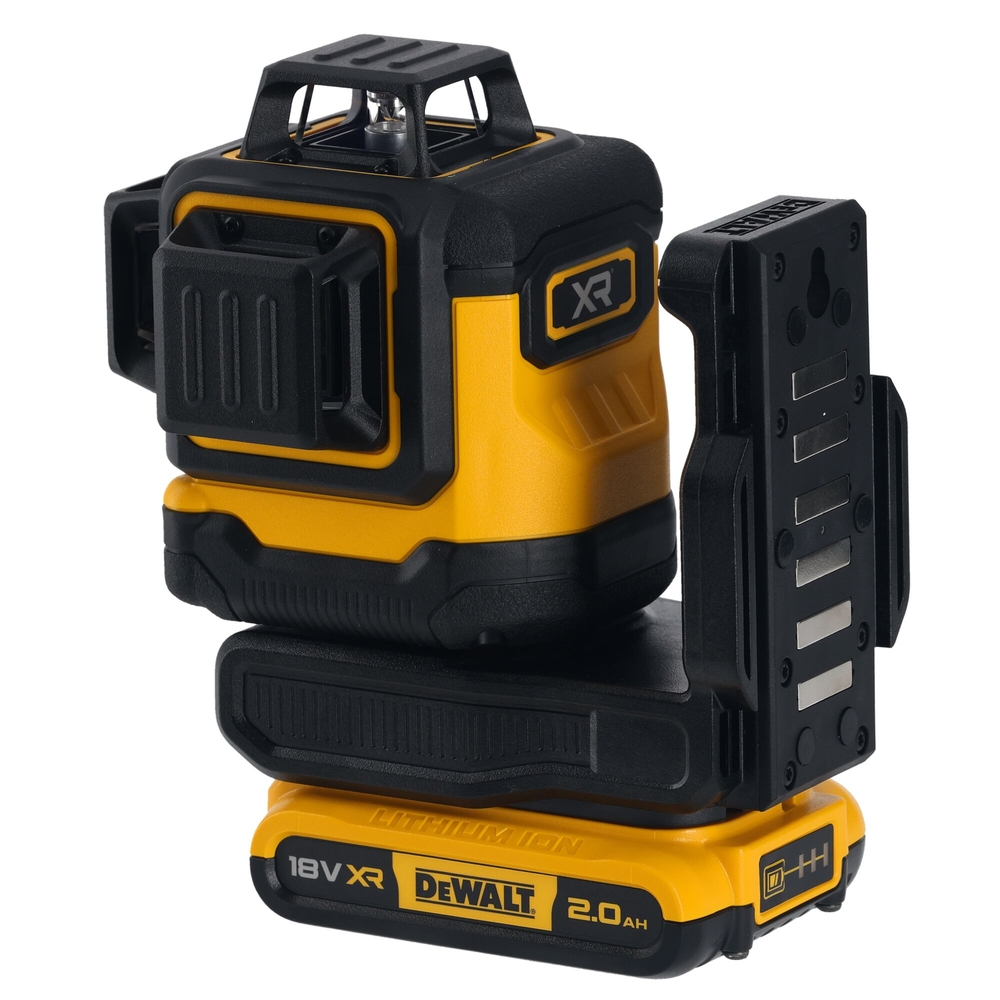 Niveau laser multilignes 3 x 360° compact XR 18 V 2 Ah Li-Ion - faisceaux verts - DCLE34031D1-QW - DEWALT