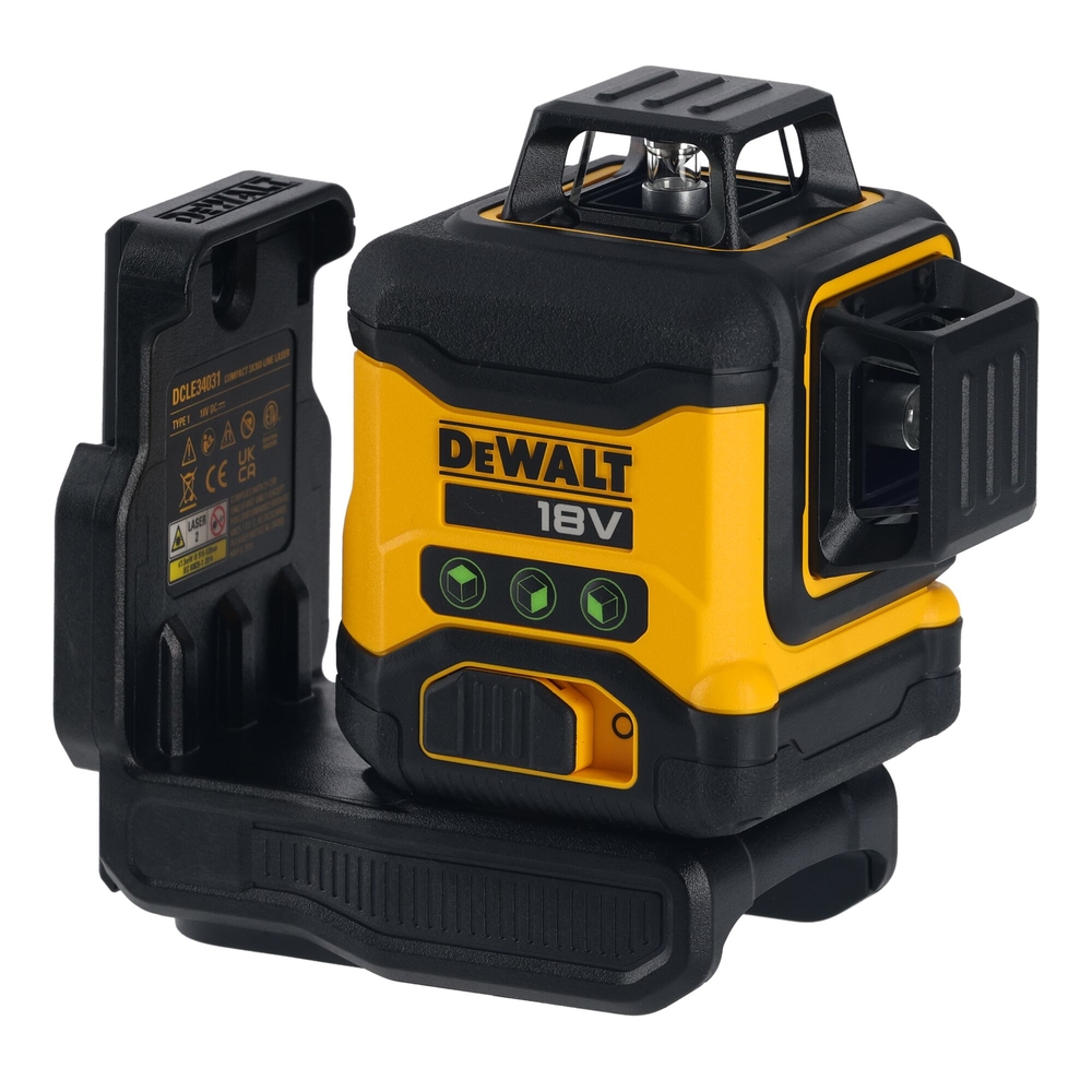 Niveau laser multilignes 3 x 360° compact XR 18 V - faisceaux verts - DCLE34031N-XJ - DEWALT