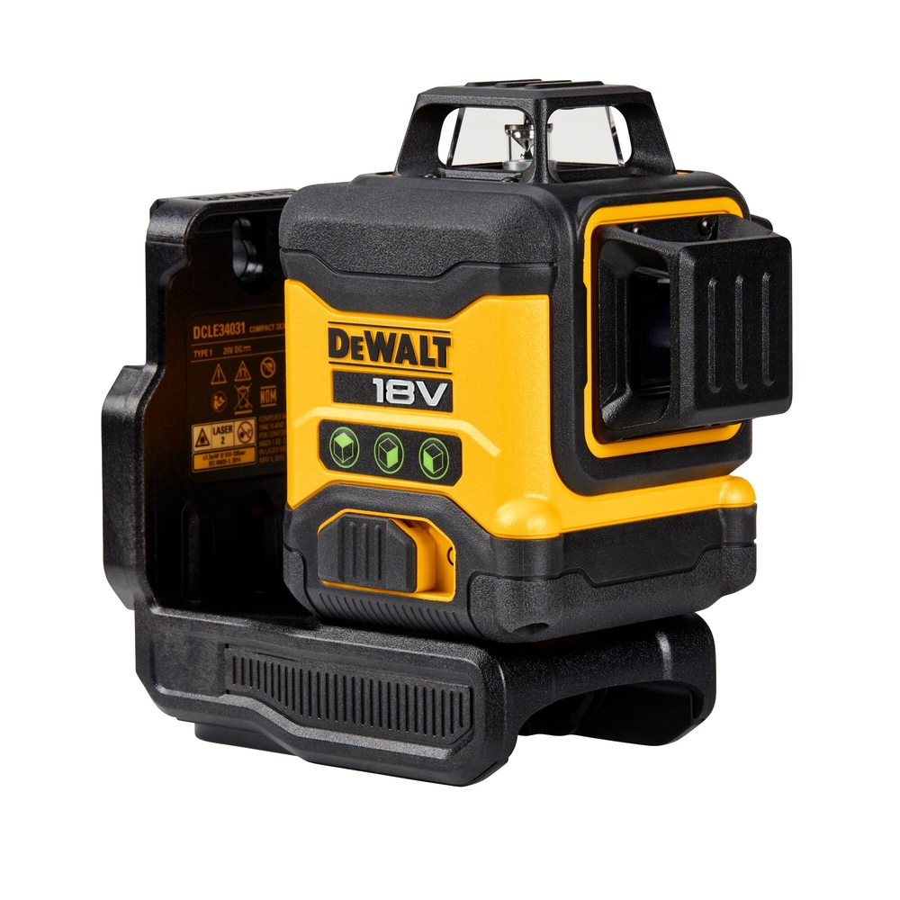 Niveau laser multilignes 3 x 360° compact XR 18 V - faisceaux verts - DCLE34031N-XJ - DEWALT