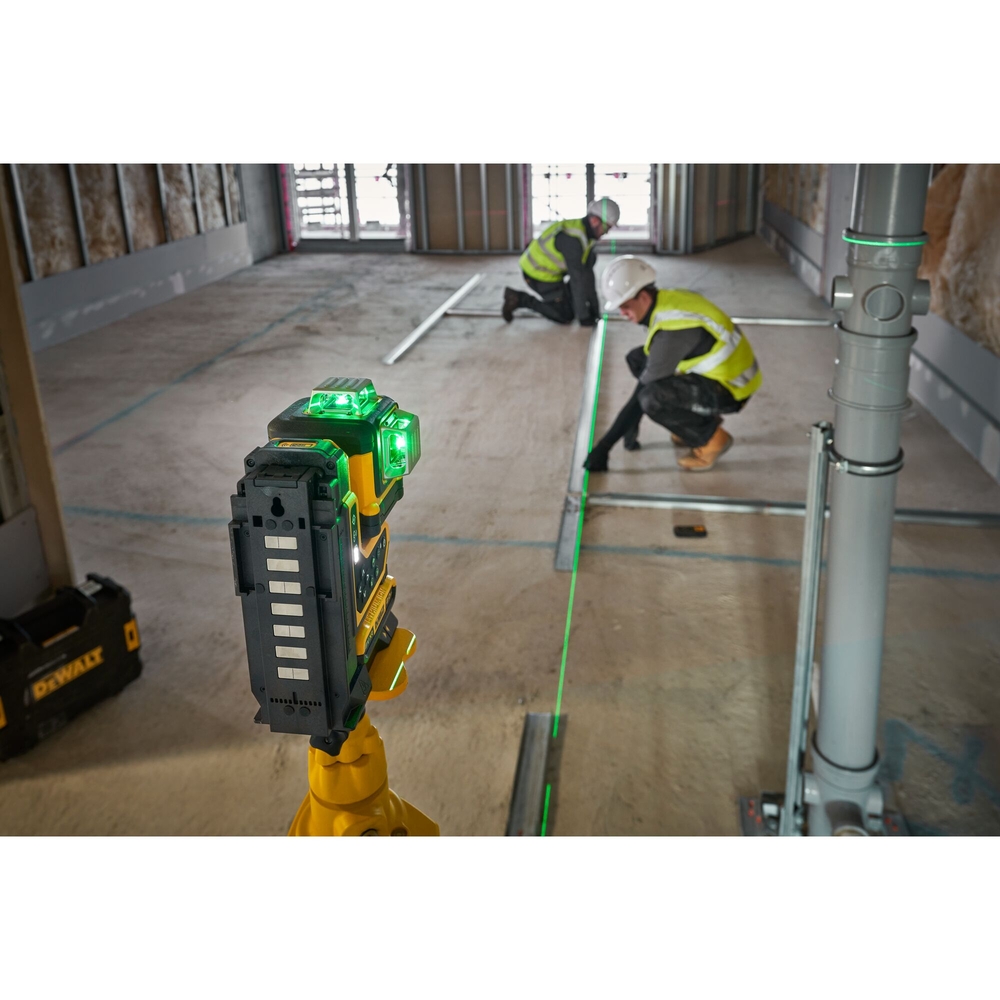 Niveau laser multilignes 3x360° XR 18V - faisceaux verts- télécommandé - DCLE34035B-XJ - DEWALT