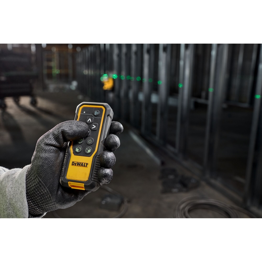 Niveau laser multilignes 3x360° XR 18V 2Ah Li-Ion - faisceaux verts-télécommandé - DCLE34035D1-QW - DEWALT