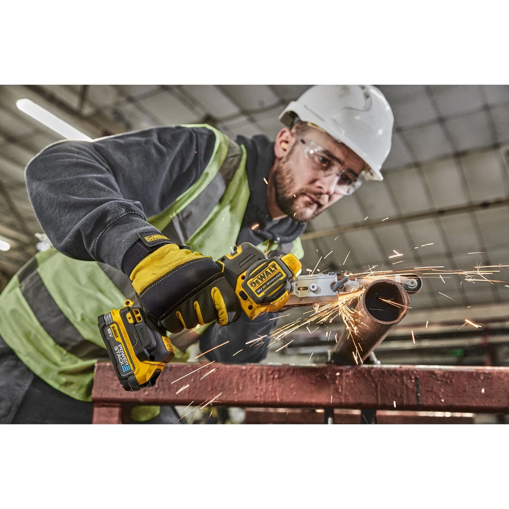 Lime à bande XR 18V 1.7Ah Li-Ion Brushless POWERSTACK - DCM200E2T-QW - DEWALT