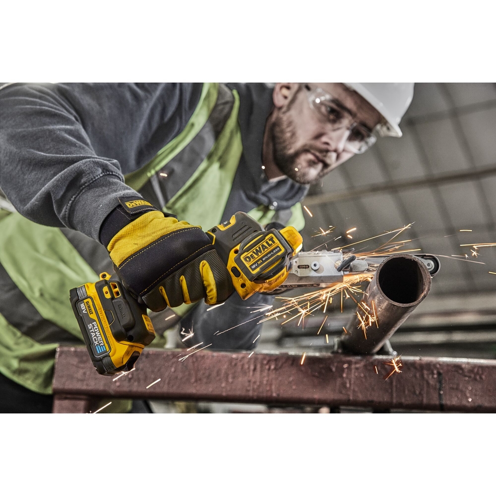 Lime à bande XR 18V 1.7Ah Li-Ion Brushless POWERSTACK - DCM200E2T-QW - DEWALT