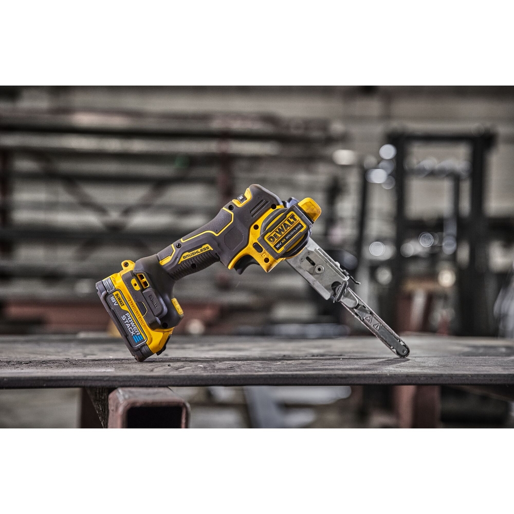 Lime à bande XR 18V 1.7Ah Li-Ion Brushless POWERSTACK - DCM200E2T-QW - DEWALT