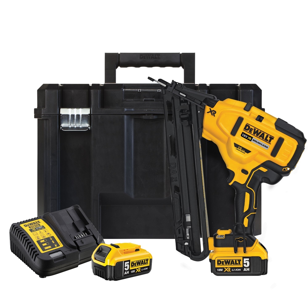 Cloueur de finition 15 Ga XR 18 V 5 Ah Li-Ion Brushless - DCN650P2-QW - DEWALT