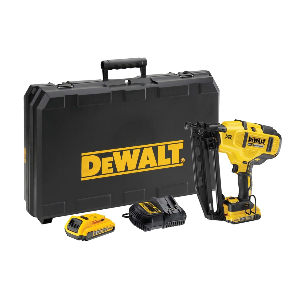 Cloueur de finition 16 Ga XR 18 V 2 Ah Li-Ion Brushless - DCN660D2-QW - DEWALT