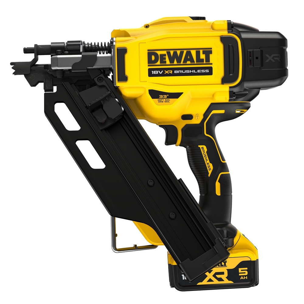 Cloueur de charpente XR 18V 5Ah Li-Ion Brushless - DCN930P2-QW - DEWALT