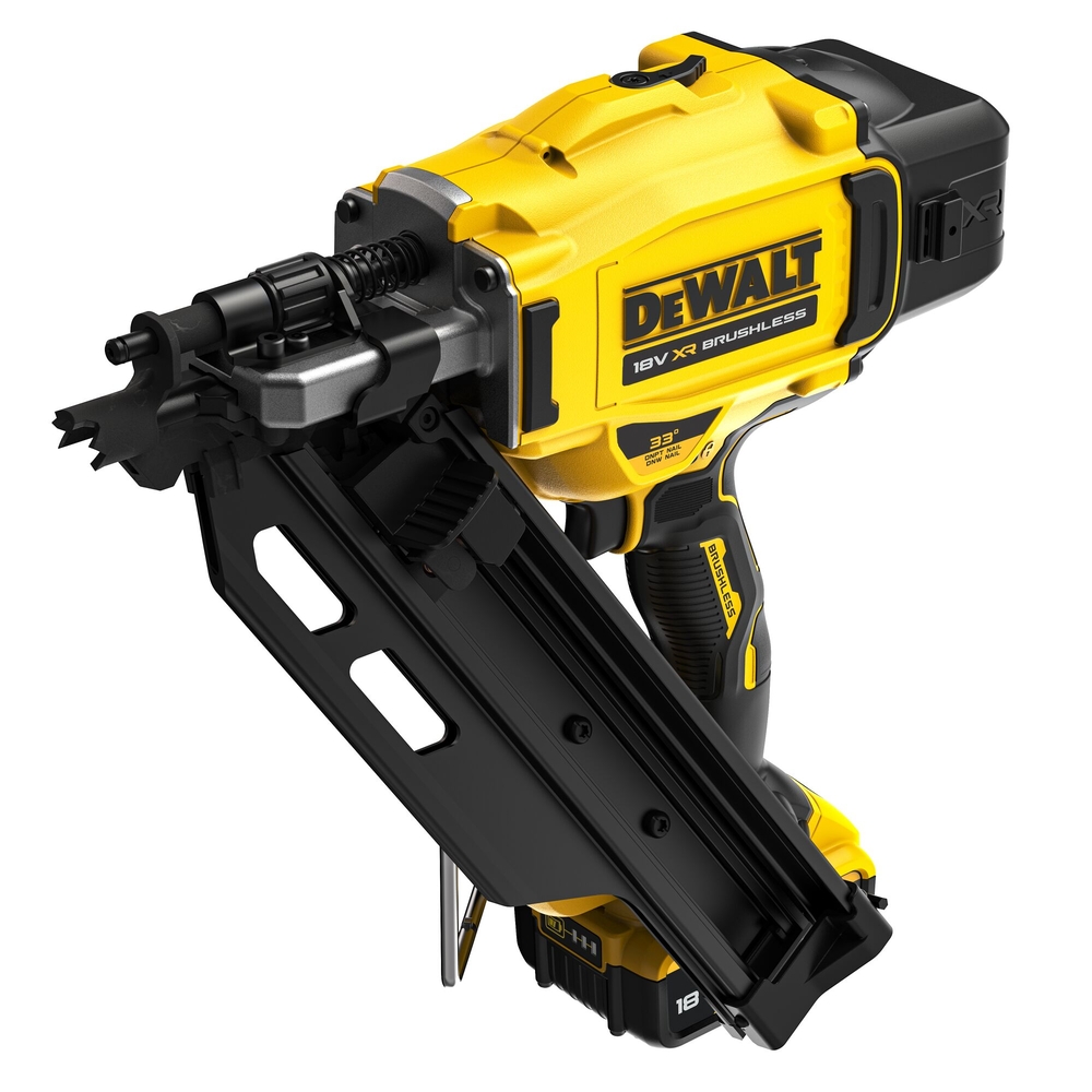 Cloueur de charpente XR 18V 5Ah Li-Ion Brushless - DCN930P2-QW - DEWALT