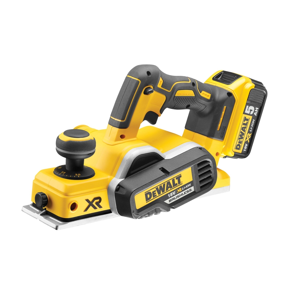 Rabot XR 18 V 5 Ah Li-Ion Brushless - DCP580P2-QW - DEWALT