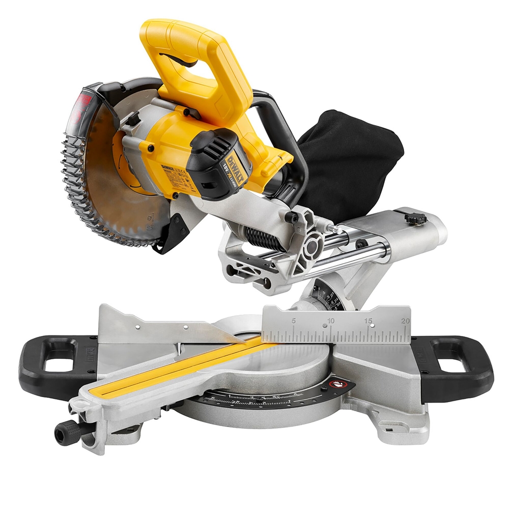 Scie à onglets radiale XR 18 V 184 mm  - DCS365N-XJ - DEWALT