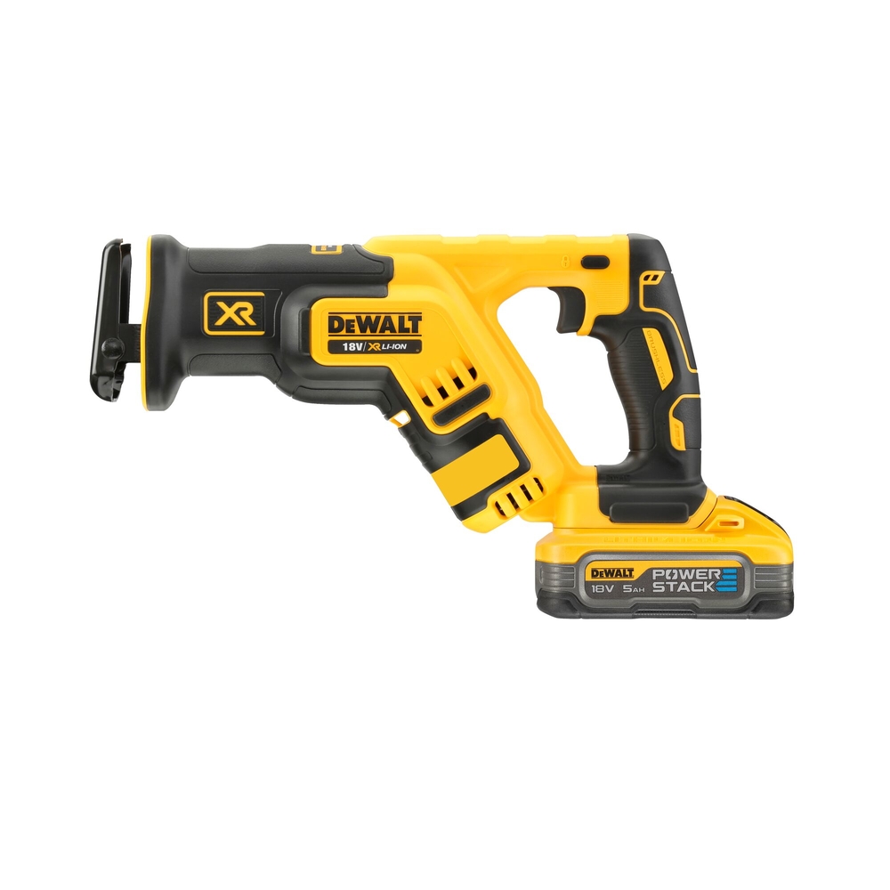Scie sabre compacte XR 18 V 5 Ah Li-Ion Brushless - POWERSTACK - DCS367H2T-QW - DEWALT