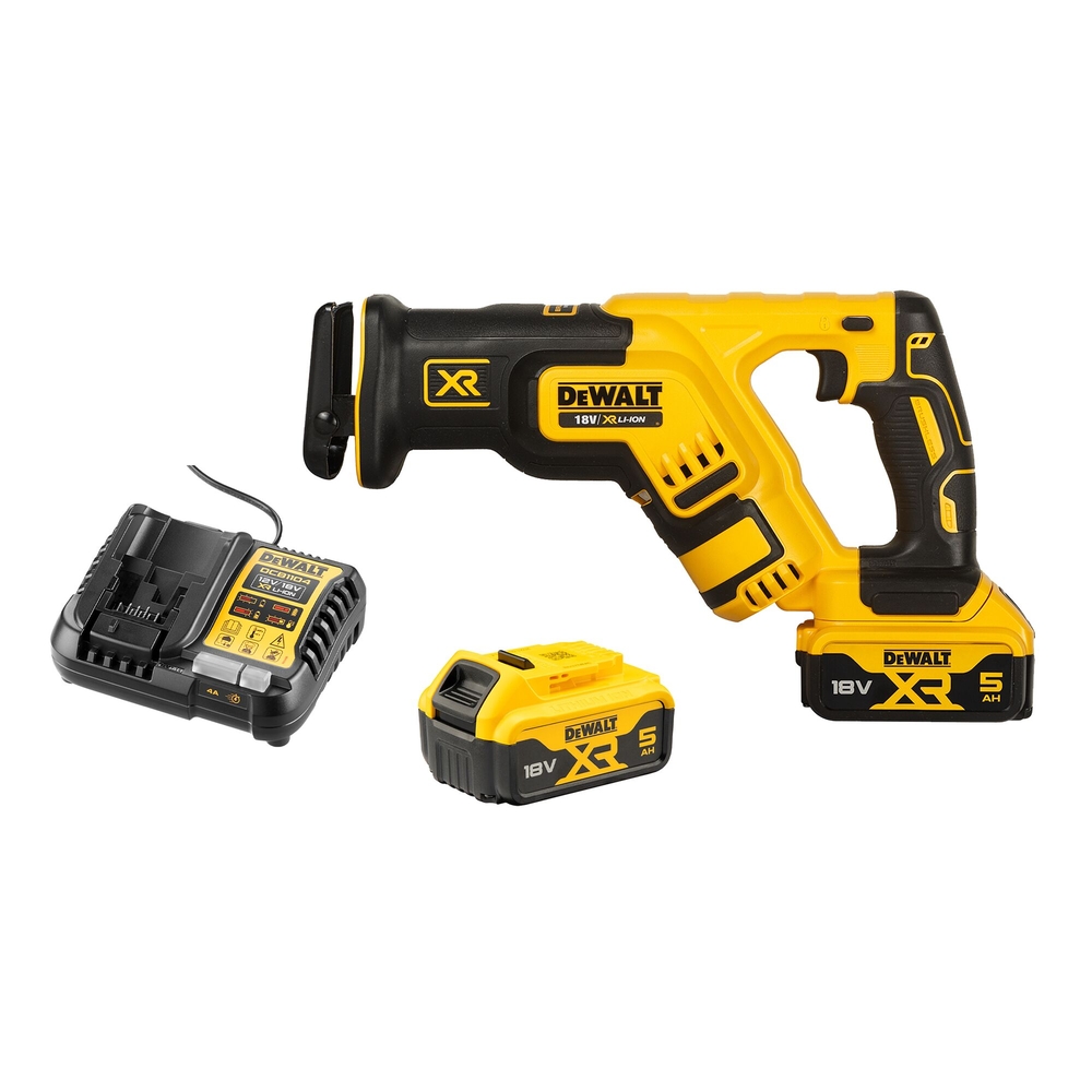 Scie sabre compacte XR 18 V 5 Ah Li-Ion Brushless - DCS367P2-QW - DEWALT