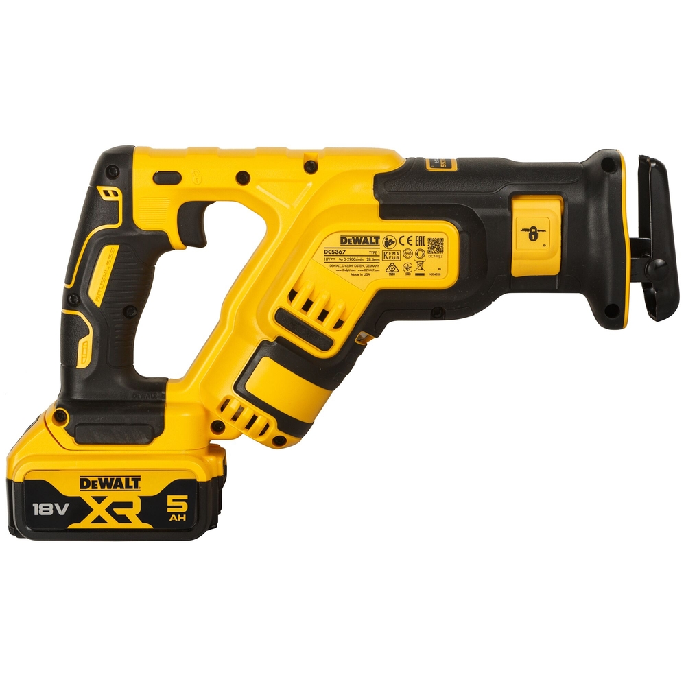 Scie sabre compacte XR 18 V 5 Ah Li-Ion Brushless - DCS367P2-QW - DEWALT