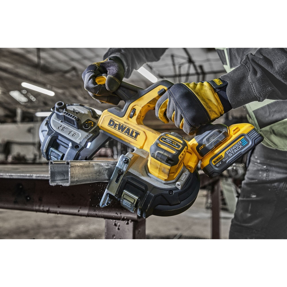 Scie à ruban XR 18V Brushless - Sans batterie ni chargeur, coffret TSTAK - DCS378N-XJ - DEWALT