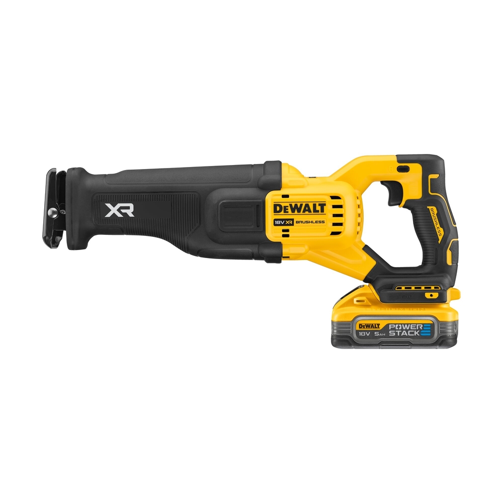 Scie sabre XR 18 V ADVANTAGE 5 Ah Li-Ion Brushless - POWERSTACK - DCS386H2T-QW - DEWALT