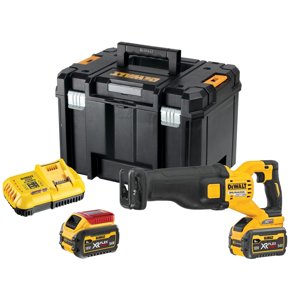 Scie sabre XR FLEXVOLT 54 V 2 Ah Li-Ion Brushless - DCS389T2-QW - DEWALT