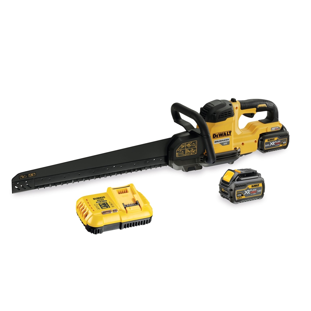 Scie ALLIGATOR© XR FLEXVOLT 54 V 2 Ah Li-Ion Brushless 430 mm - DCS398T2-QW - DEWALT