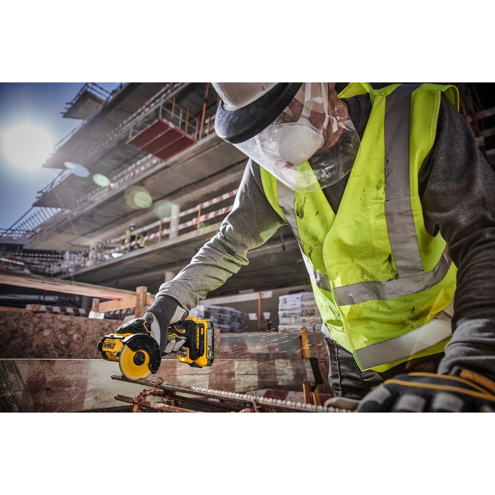 Meuleuse 76 mm XR 18 V 1,7 Ah Li-Ion Brushless POWERSTACK - DCS438E2T-QW - DEWALT