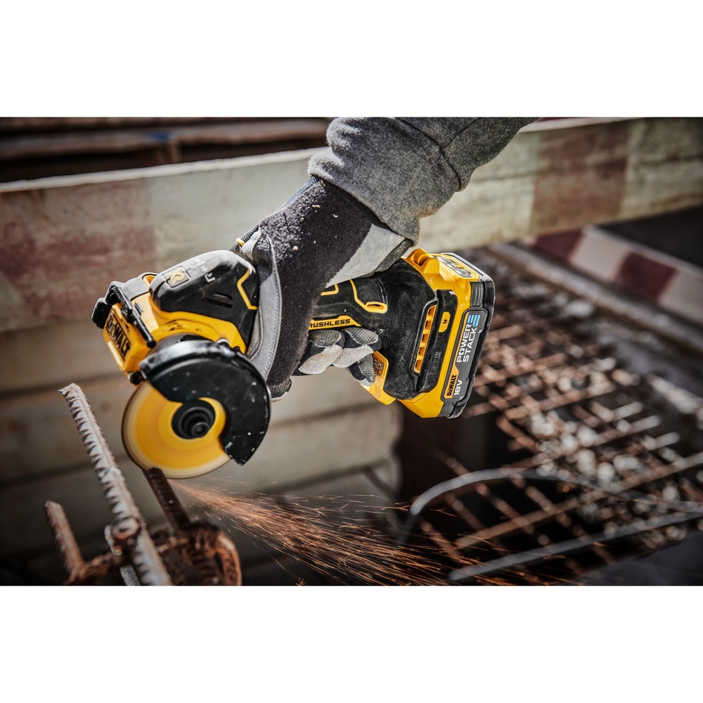 Meuleuse 76 mm XR 18 V 1,7 Ah Li-Ion Brushless POWERSTACK - DCS438E2T-QW - DEWALT