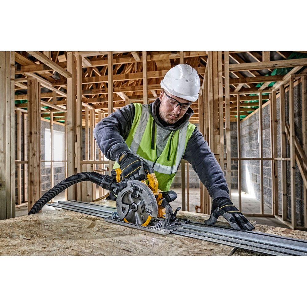 Scie circulaire XR 18 V 5 Ah Li-Ion Brushless 184 mm - compatible rail de guidag - DCS572P2-QW - DEWALT
