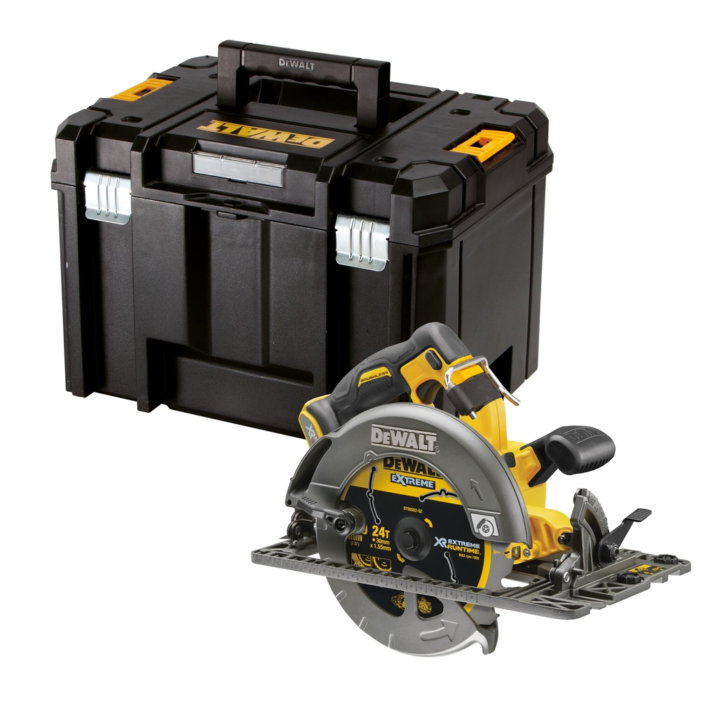 Scie circulaire XR FLEXVOLT 54 V Brushless 190 mm - compatible rail de guidage - DCS579NT-XJ - DEWALT