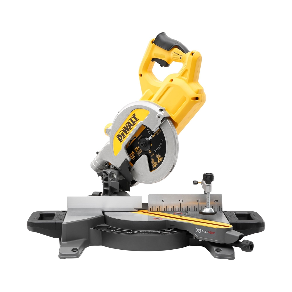 Scie à onglets radiale XR FLEXVOLT 54 V Brushless 216 mm  - DCS777N-XJ - DEWALT