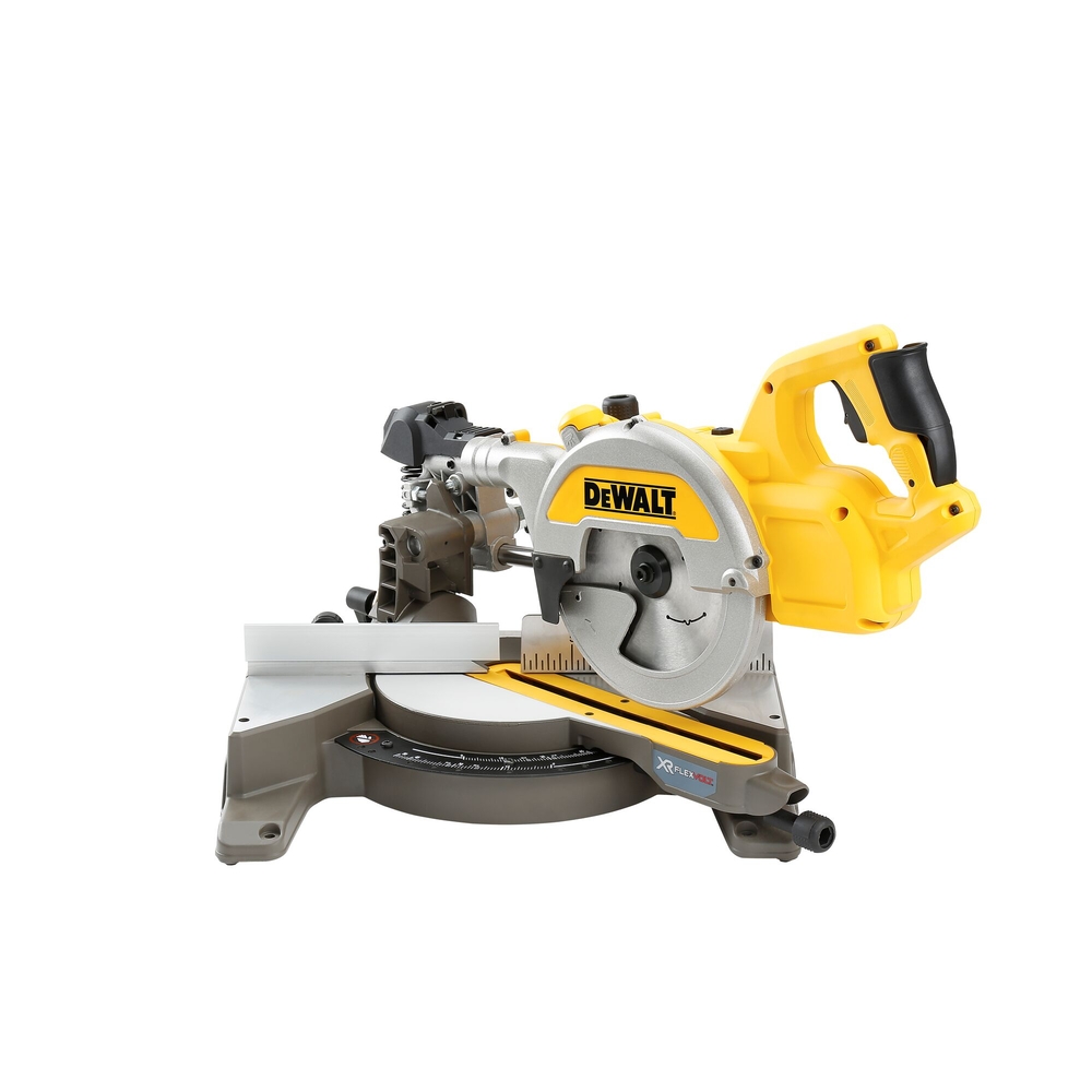 Scie à onglets radiale XR FLEXVOLT 54 V 2 Ah Li-Ion Brushless 216 mm - DCS777T2-QW - DEWALT