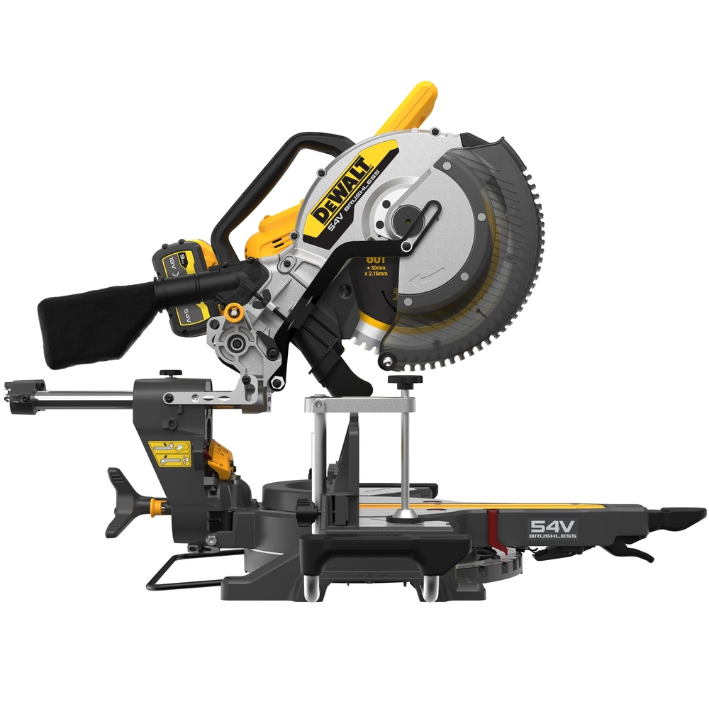 Scie à onglets XR FLEXVOLT 54 V 3 Ah Li-Ion Brushless 305 mm - DCS781X2-QW - DEWALT