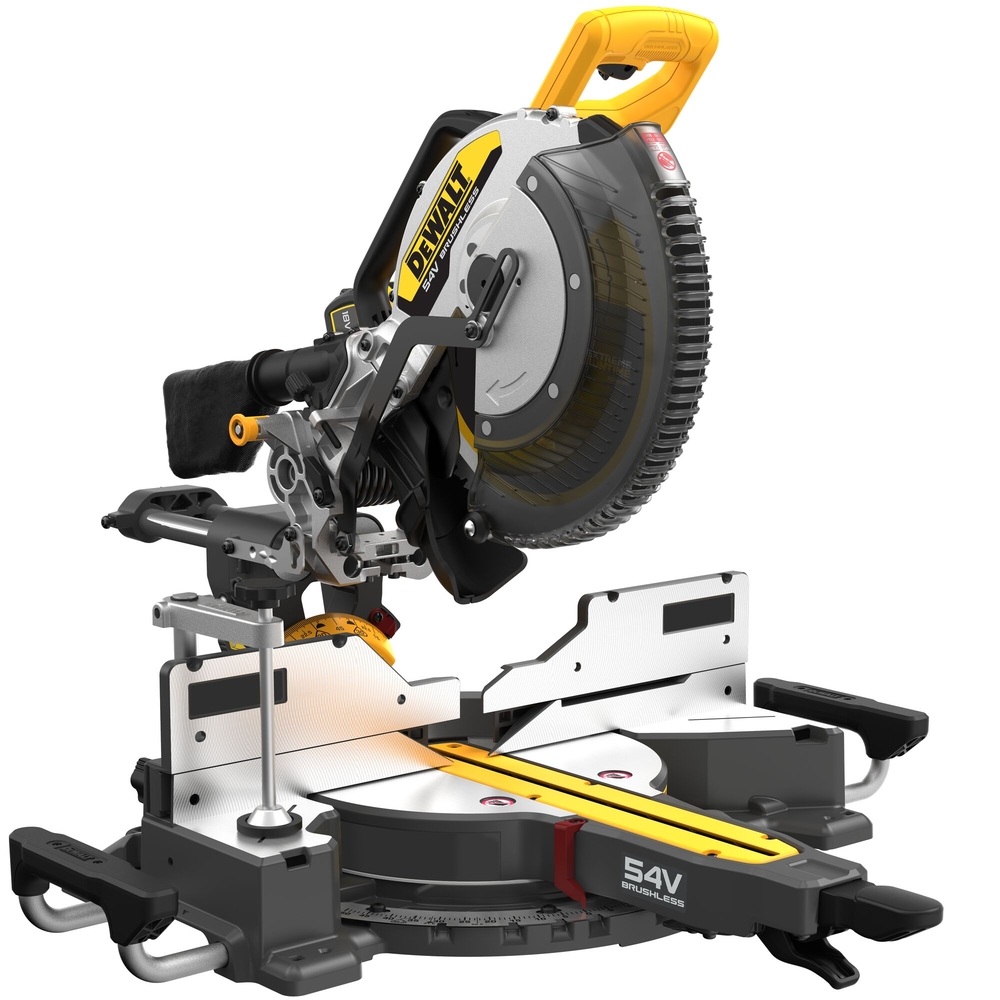Scie à onglets XR FLEXVOLT 54 V 3 Ah Li-Ion Brushless 305 mm - DCS781X2-QW - DEWALT