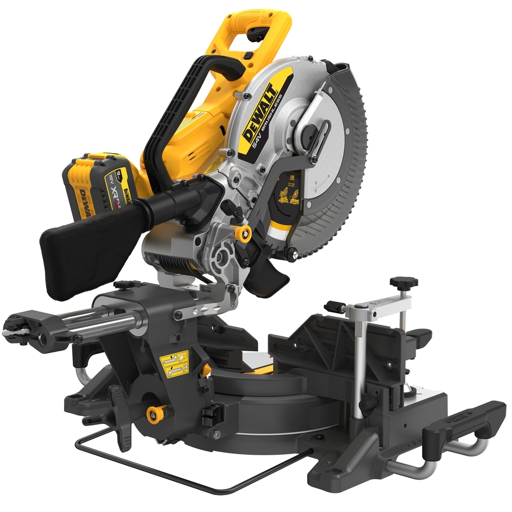Scie à onglets XR FLEXVOLT 54 V 3 Ah Li-Ion Brushless 305 mm - DCS781X2-QW - DEWALT