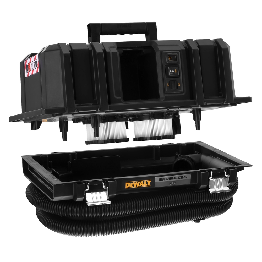Aspirateur TSTAK XR FLEXVOLT 54 V Brushless eau et poussière - classe M - DCV586MN-XJ - DEWALT