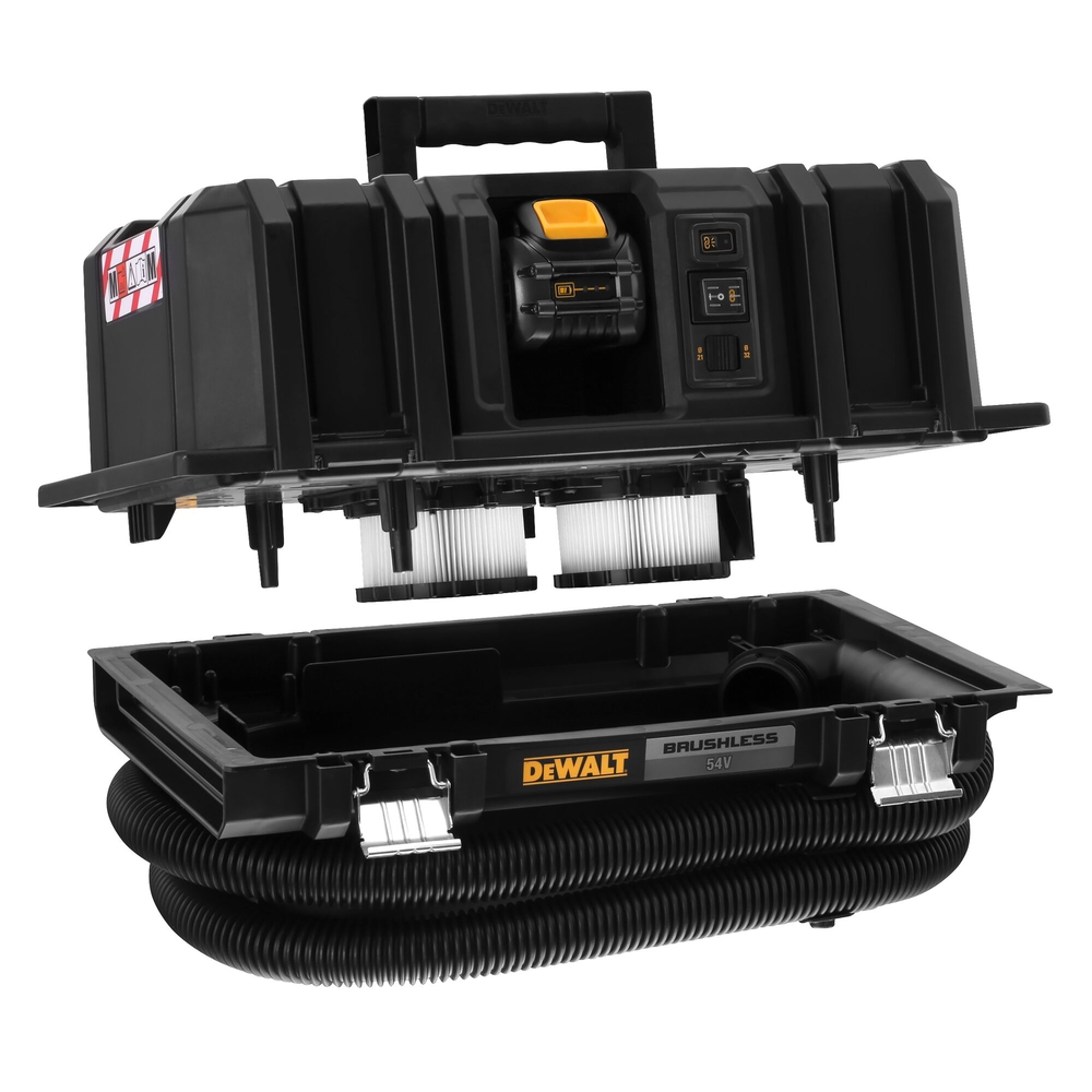 Aspirateur TSTAK XR FLEXVOLT 54 V 2 Ah Brushless eau et poussière - classe M - DCV586MT2-QW - DEWALT
