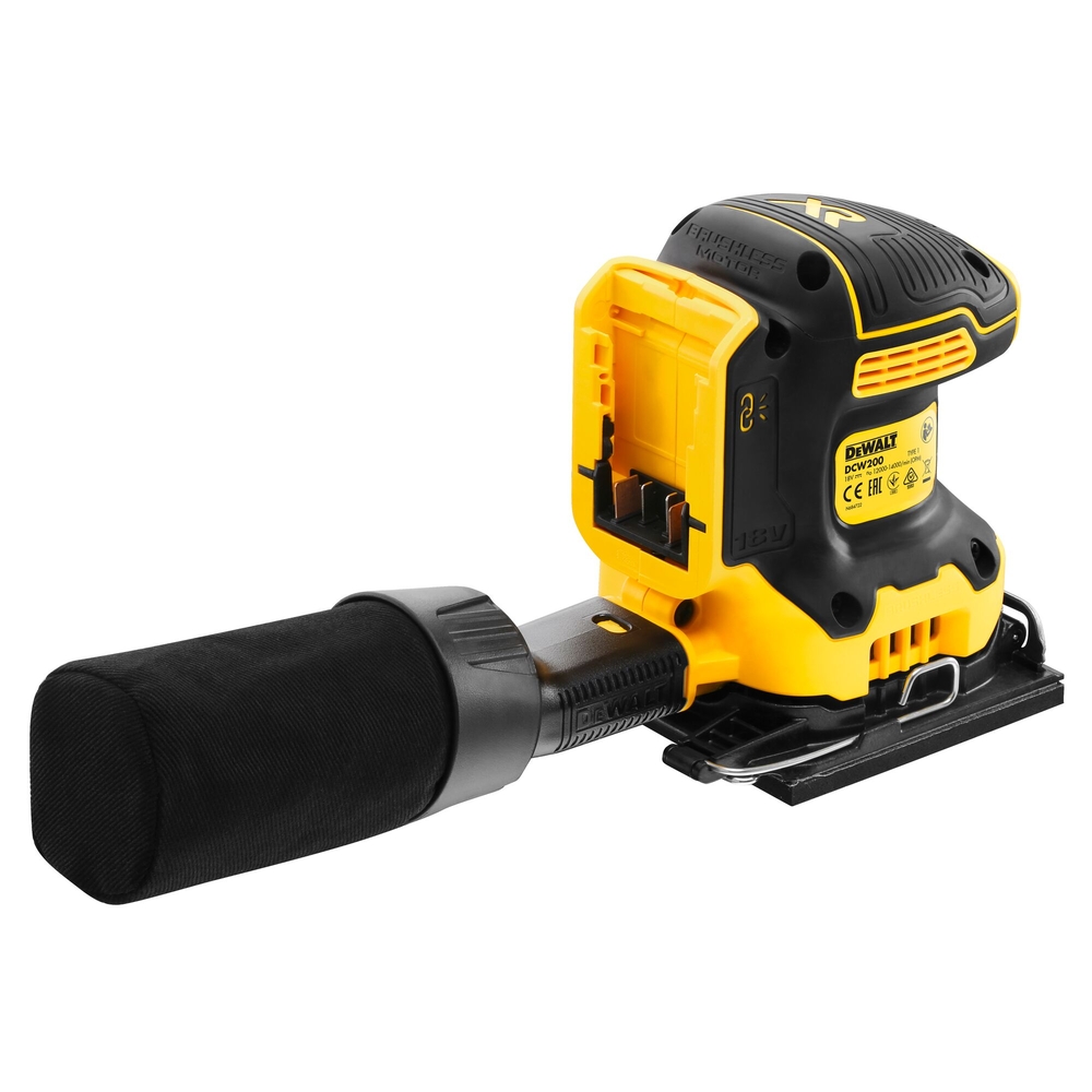 Ponceuse 1/4 de feuille XR 18 V Brushless - DCW200NT-XJ - DEWALT