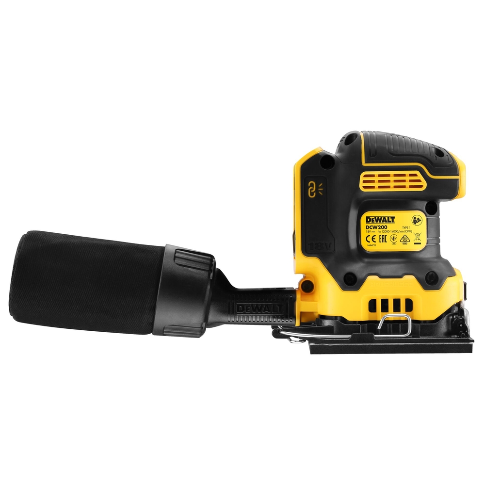 Ponceuse 1/4 de feuille XR 18 V Brushless - DCW200NT-XJ - DEWALT