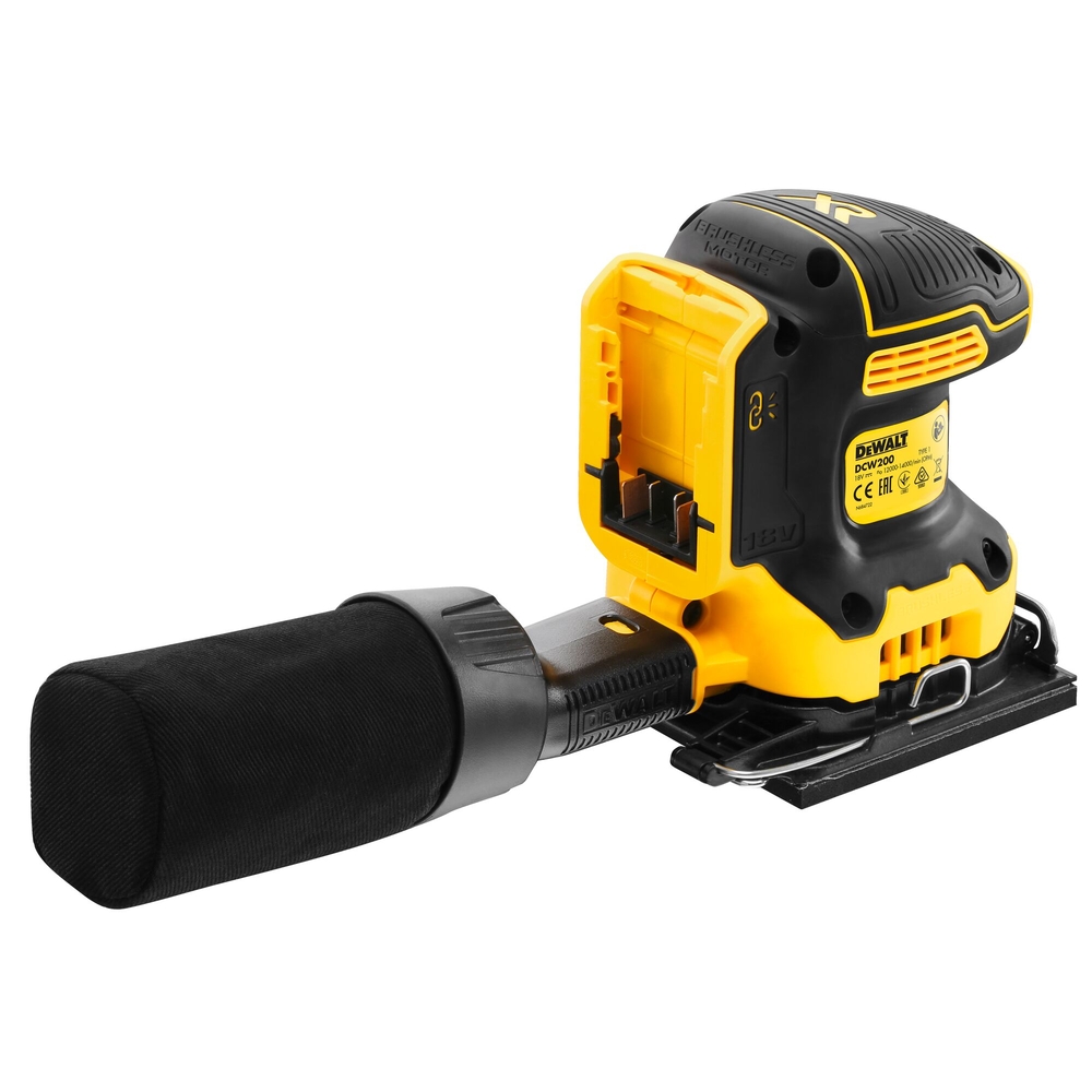 Ponceuse 1/4 de feuille XR 18 V 5 Ah Li-Ion Brushless - DCW200P2-QW - DEWALT