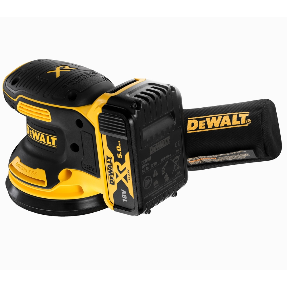 Ponceuse excentrique XR 18 V 5 Ah Li-Ion Brushless 125 mm - DCW210P2-QW - DEWALT