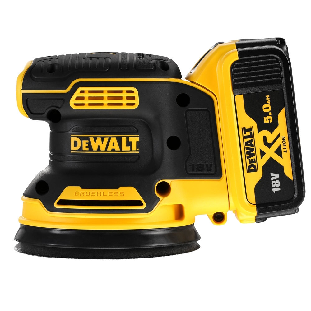 Ponceuse excentrique XR 18 V 5 Ah Li-Ion Brushless 125 mm - DCW210P2-QW - DEWALT