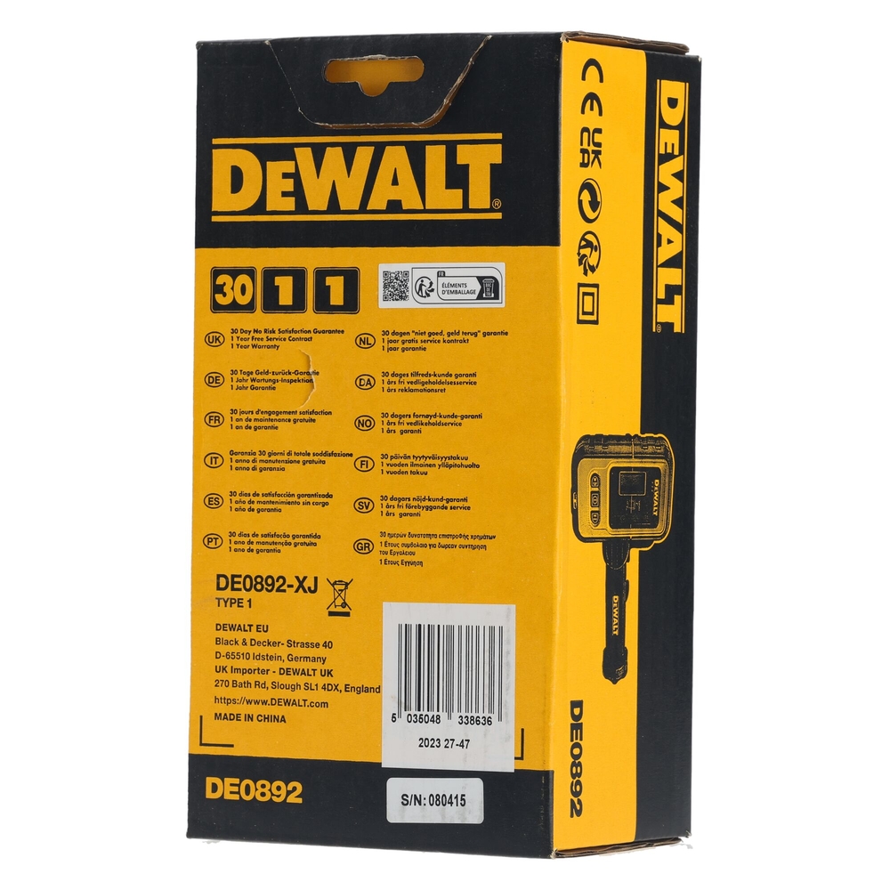 Cellule de détection pour laser ligne(s) rouge(s) - DE0892-XJ - DEWALT