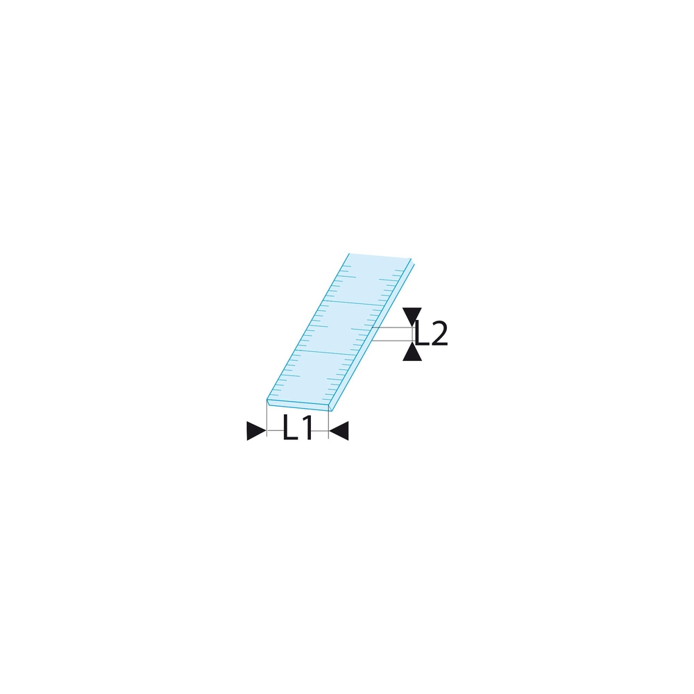 Réglet long semi-rigide Inox 1 face 1500 mm - Par 10 - FACOM - DELA.1056.1500