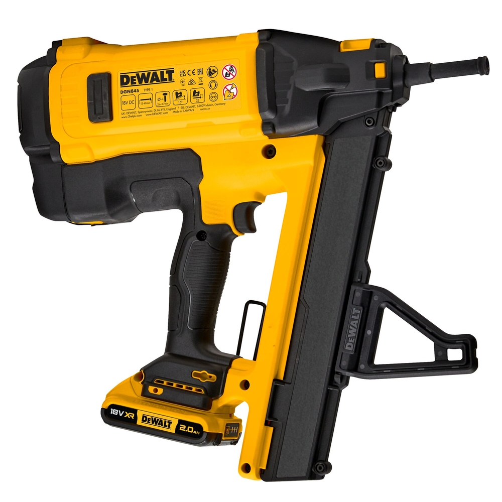 Cloueur à gaz béton et acier XR18V 2Ah Li-ion - DGN845D1-QW - DEWALT