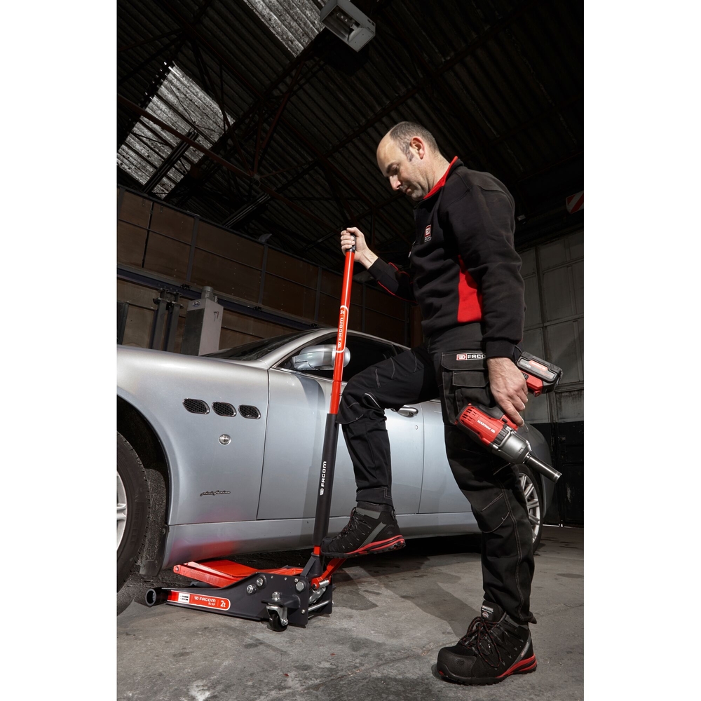 Cric rouleur compact extra-plat 2 tonnes - FACOM - DL.2LP