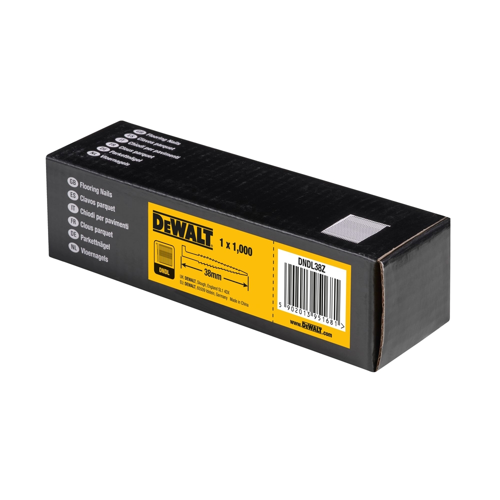 Pointes parquet 38 mm - DNDL38Z - DEWALT