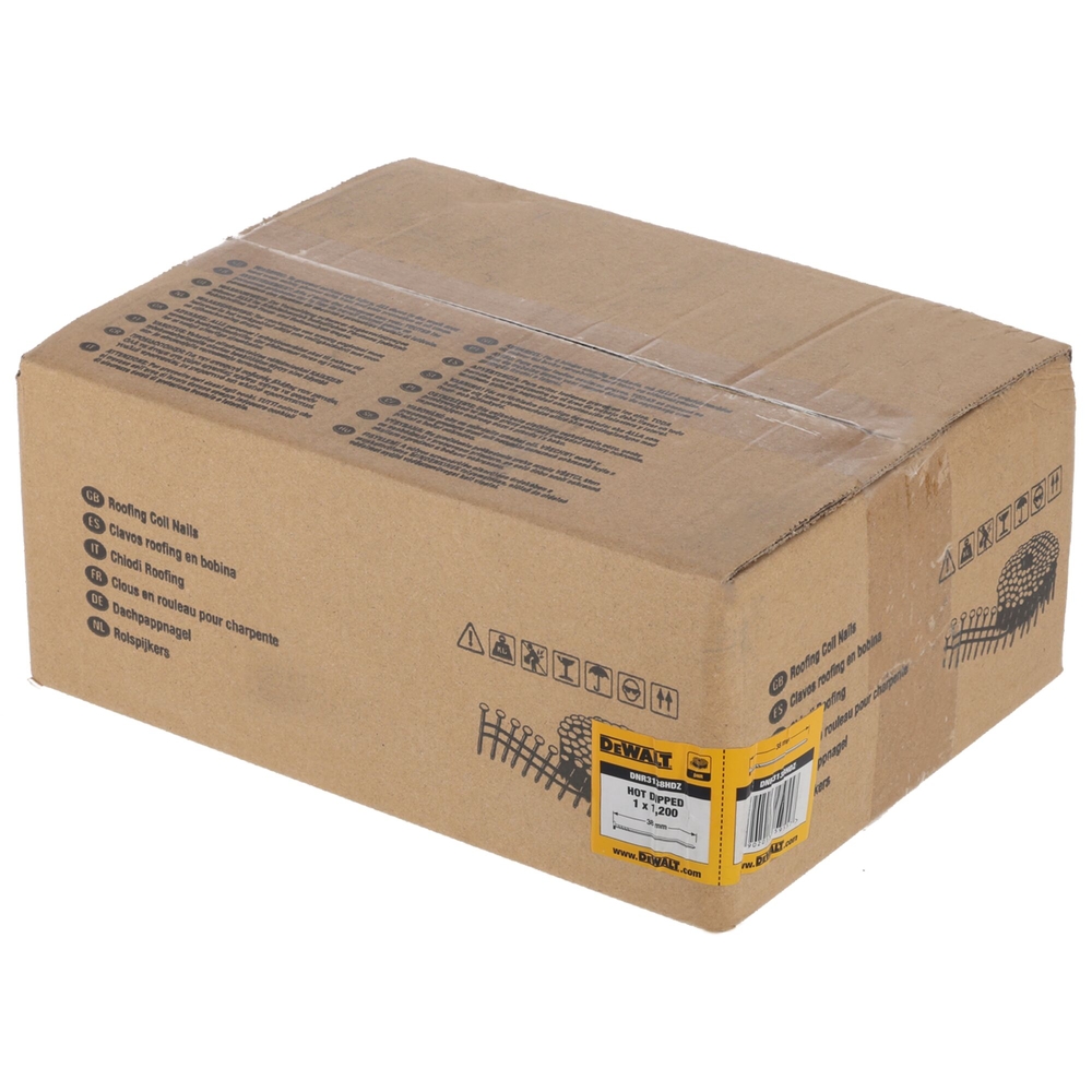 Pointes en rouleau galvanisées à chaud 3,1 x 38 mm - DNR3138HDZ - DEWALT
