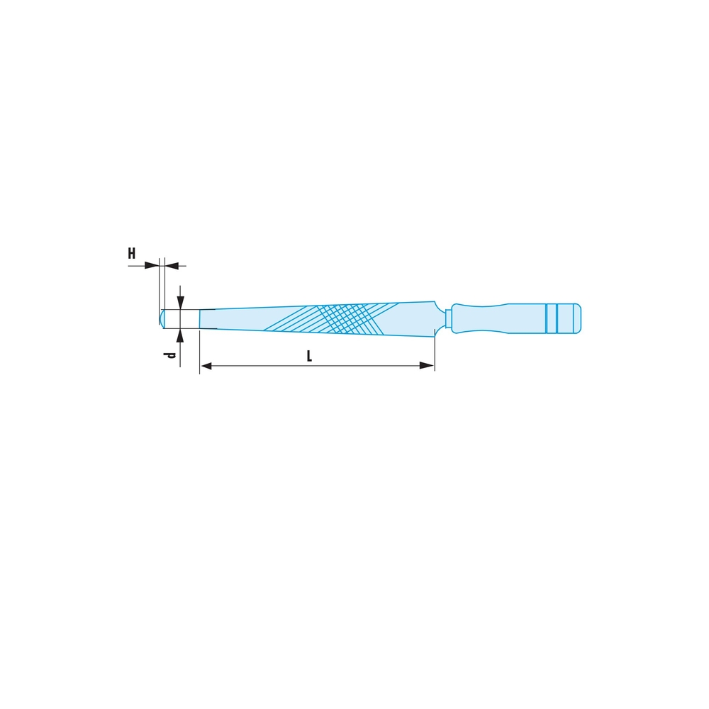 Lime demi-ronde mi douce 300 antidéflagrant - FACOM - DRD.MD300SR