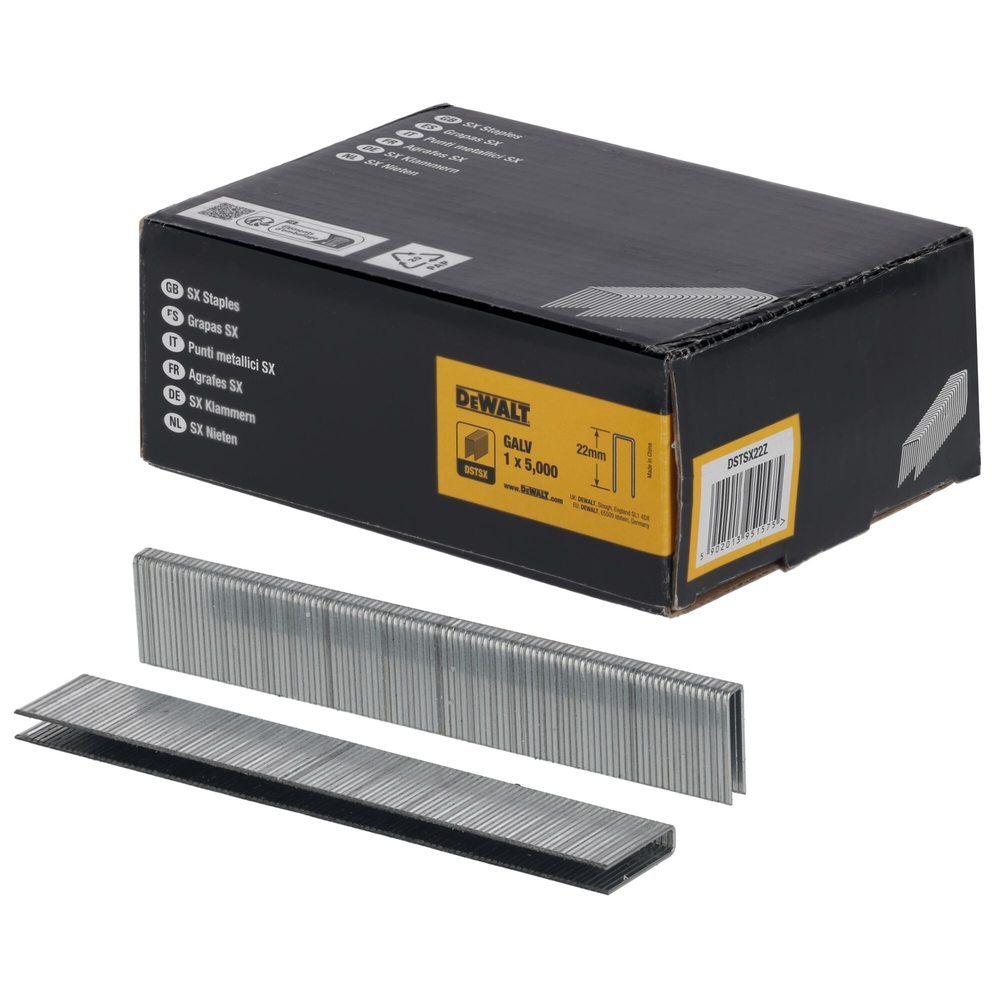 Agrafes 5,6 x 22 mm - DSTSX22Z - DEWALT