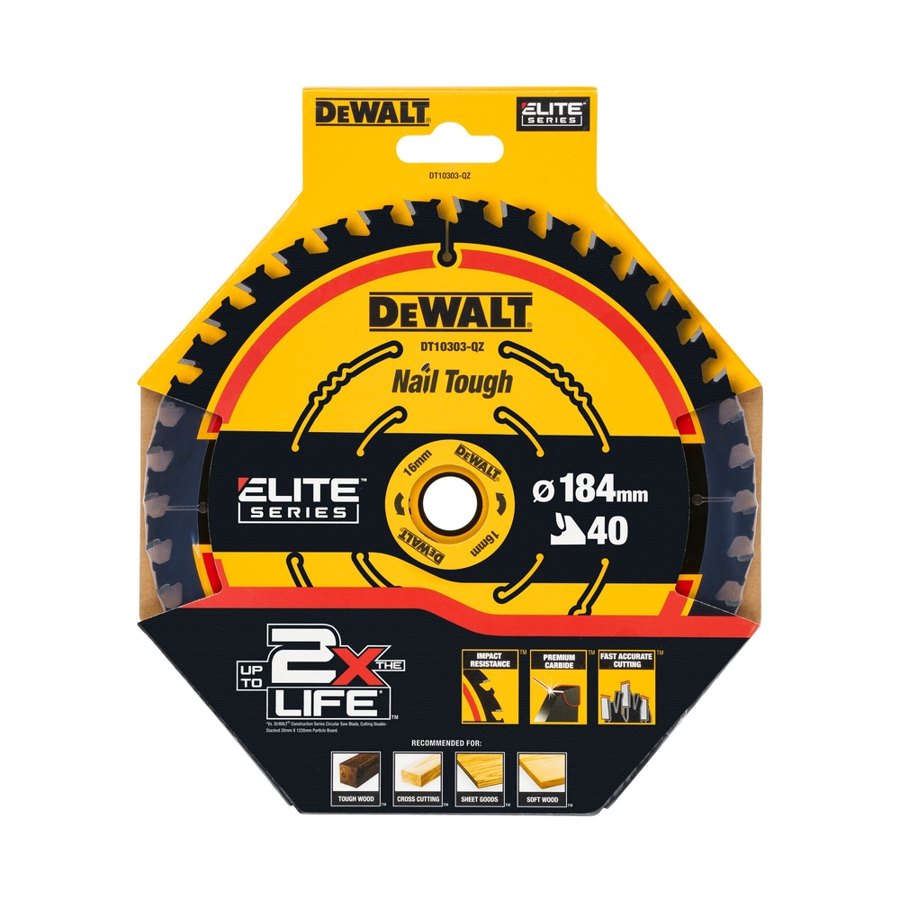 Lot de 3 lames de précision Extreme pour charpente (scie circulaire filaire) - DT10303-QZ - DEWALT